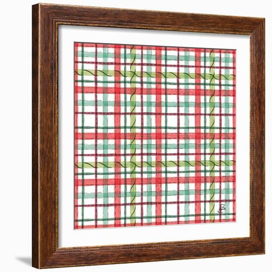 Country Poinsettias Step 10A-Daphne Brissonnet-Framed Art Print