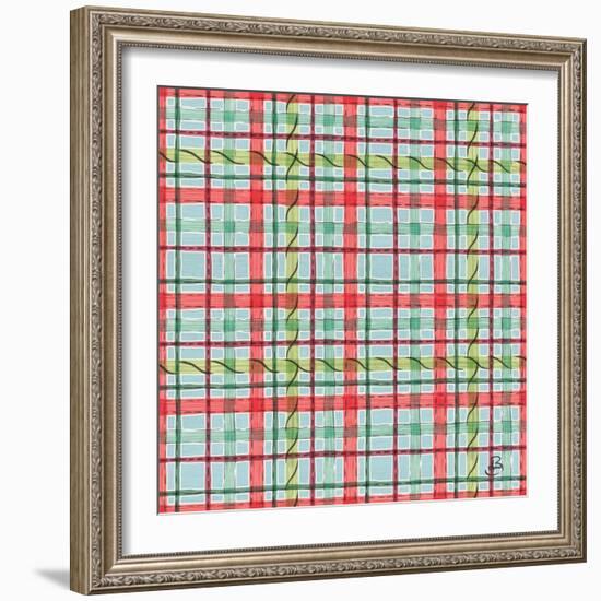 Country Poinsettias Step 10B-Daphne Brissonnet-Framed Art Print