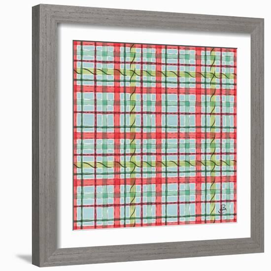 Country Poinsettias Step 10B-Daphne Brissonnet-Framed Art Print