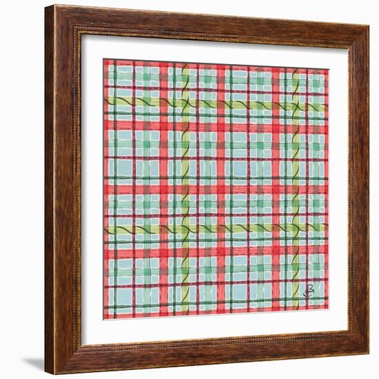 Country Poinsettias Step 10B-Daphne Brissonnet-Framed Art Print