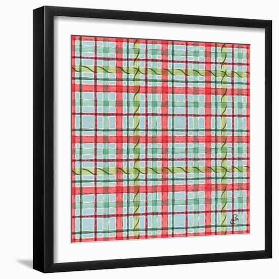 Country Poinsettias Step 10B-Daphne Brissonnet-Framed Art Print