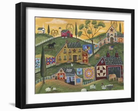 Country Quilt Barn-Cheryl Bartley-Framed Giclee Print