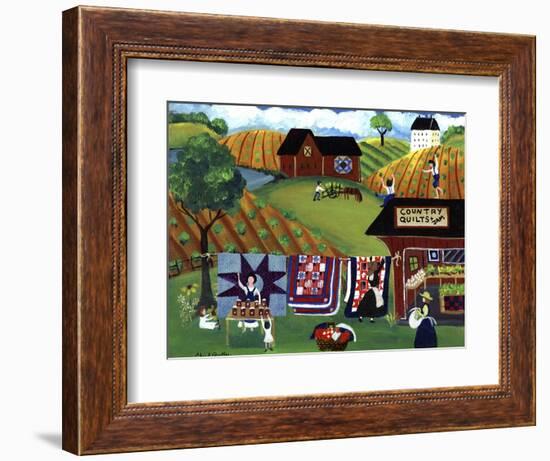 Country Quilts Jam-Cheryl Bartley-Framed Giclee Print