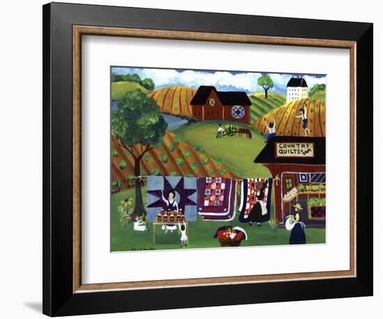 Country Quilts Jam-Cheryl Bartley-Framed Giclee Print