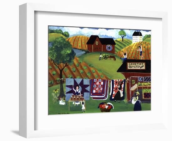 Country Quilts Jam-Cheryl Bartley-Framed Giclee Print