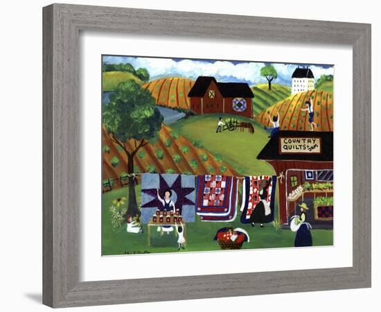 Country Quilts Jam-Cheryl Bartley-Framed Giclee Print