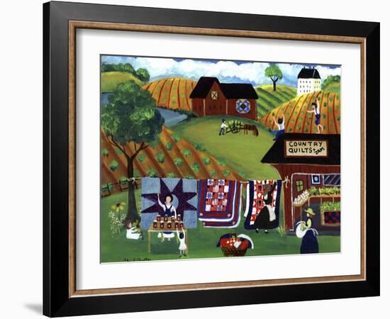 Country Quilts Jam-Cheryl Bartley-Framed Giclee Print