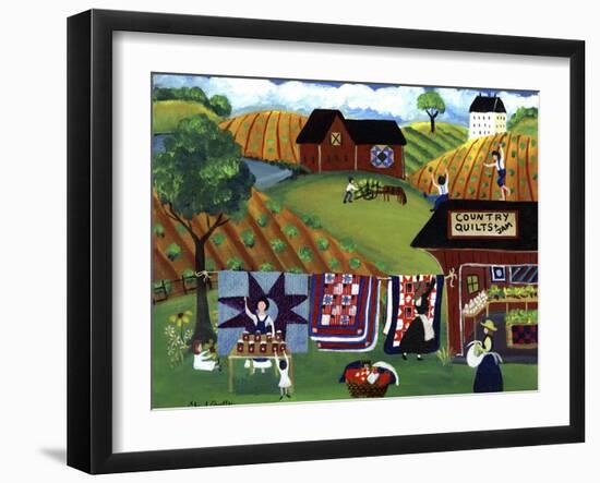 Country Quilts Jam-Cheryl Bartley-Framed Giclee Print