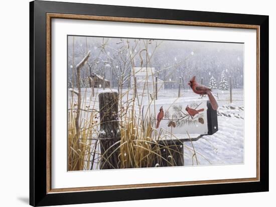 Country Red-Michael Budden-Framed Giclee Print