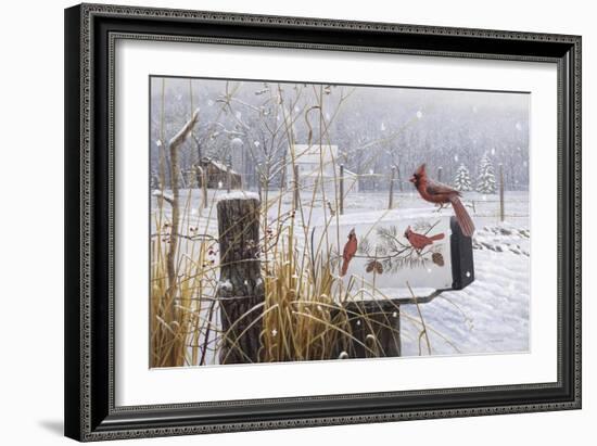 Country Red-Michael Budden-Framed Giclee Print