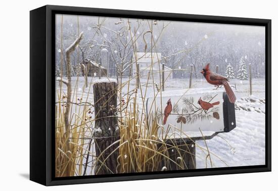 Country Red-Michael Budden-Framed Premier Image Canvas