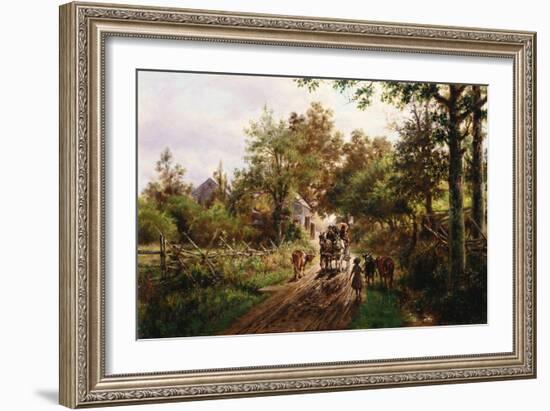 Country Ride, 1888-Edward Lamson Henry-Framed Giclee Print