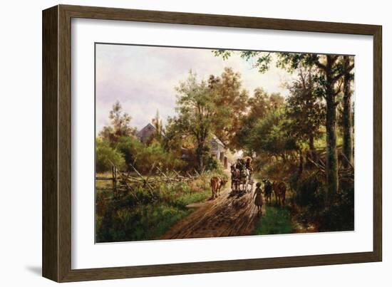 Country Ride, 1888-Edward Lamson Henry-Framed Giclee Print