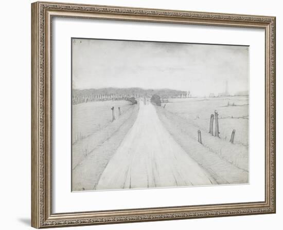 Country Road, 1925-Laurence Stephen Lowry-Framed Premium Giclee Print