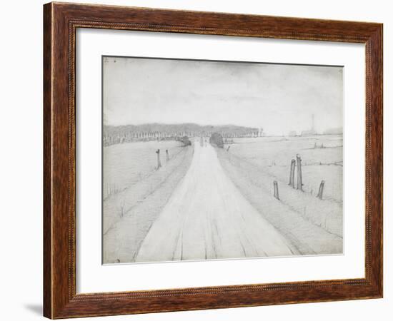 Country Road, 1925-Laurence Stephen Lowry-Framed Premium Giclee Print