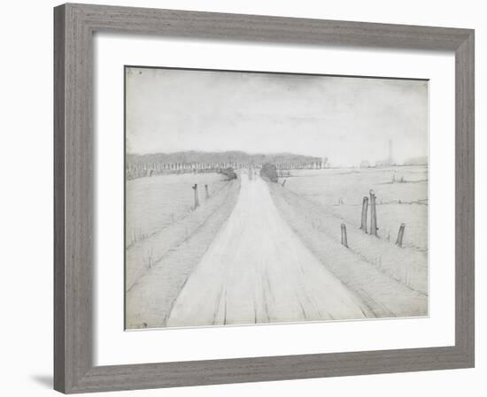 Country Road, 1925-Laurence Stephen Lowry-Framed Premium Giclee Print