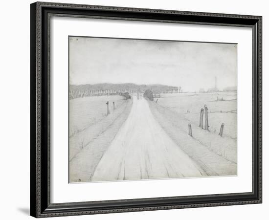 Country Road, 1925-Laurence Stephen Lowry-Framed Premium Giclee Print