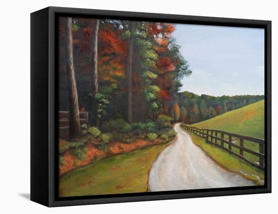 Country Road I-Tiffany Hakimipour-Framed Stretched Canvas