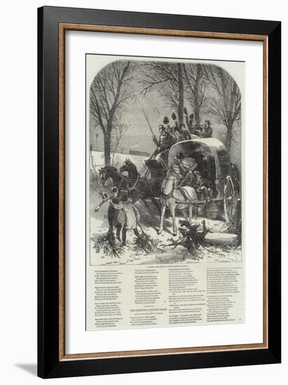 Country Road Scene in Winter-Myles Birket Foster-Framed Giclee Print