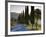 Country Road Towards Pienza, Val D' Orcia, Tuscany, Italy-Doug Pearson-Framed Photographic Print