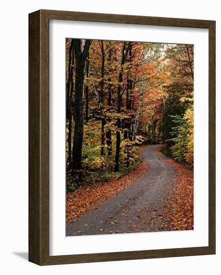 Country Road, Vermont, USA-Charles Sleicher-Framed Photographic Print