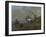 Country Road with Hunters and Peasants-Johannes Lingelbach-Framed Art Print