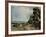 Country Road with Trees and Figures-John Constable-Framed Giclee Print