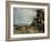 Country Road with Trees and Figures-John Constable-Framed Giclee Print