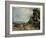 Country Road with Trees and Figures-John Constable-Framed Giclee Print