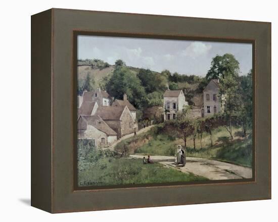 Country Road-Camille Pissarro-Framed Premier Image Canvas
