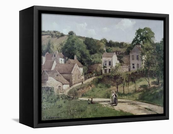 Country Road-Camille Pissarro-Framed Premier Image Canvas