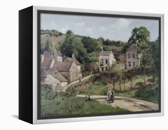 Country Road-Camille Pissarro-Framed Premier Image Canvas