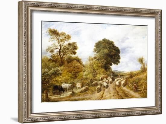 Country Road-John Linnell-Framed Giclee Print