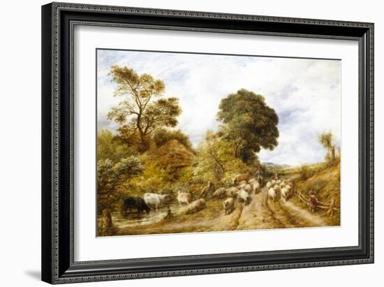 Country Road-John Linnell-Framed Giclee Print