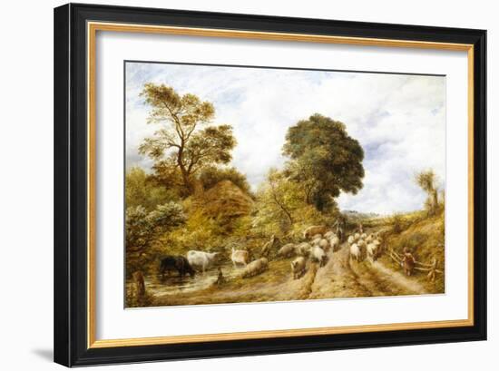 Country Road-John Linnell-Framed Giclee Print