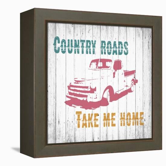 Country Roads-Alicia Soave-Framed Stretched Canvas