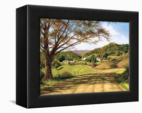 Country Roads-Lene Alston Casey-Framed Stretched Canvas