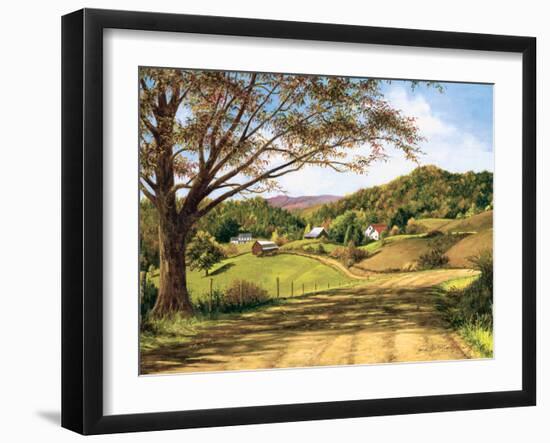 Country Roads-Lene Alston Casey-Framed Art Print