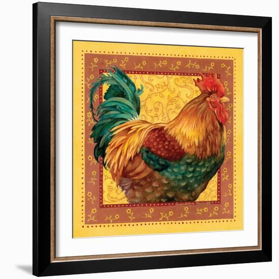 Country Rooster I-Gwendolyn Babbitt-Framed Art Print