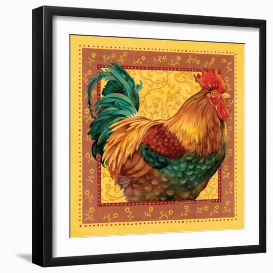 Country Rooster I-Gwendolyn Babbitt-Framed Art Print