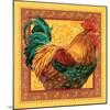 Country Rooster I-Gwendolyn Babbitt-Mounted Art Print