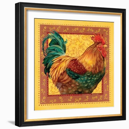 Country Rooster I-Gwendolyn Babbitt-Framed Art Print