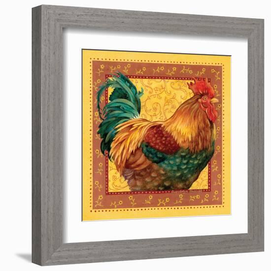 Country Rooster I-Gwendolyn Babbitt-Framed Art Print