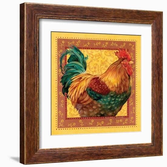 Country Rooster I-Gwendolyn Babbitt-Framed Art Print