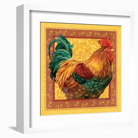 Country Rooster I-Gwendolyn Babbitt-Framed Art Print