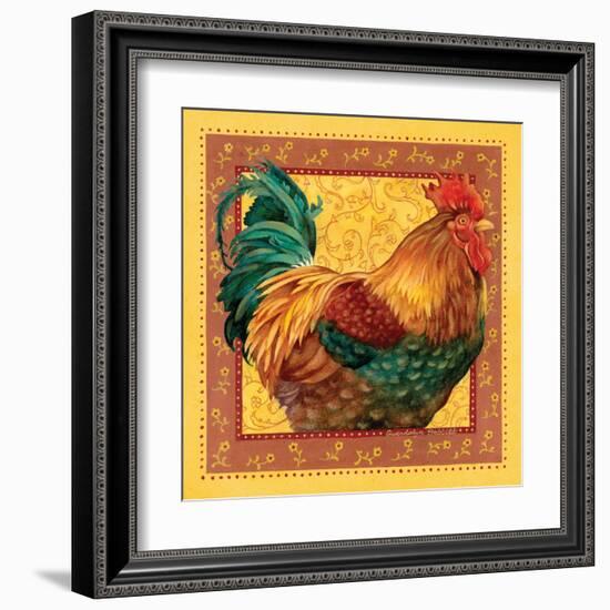 Country Rooster I-Gwendolyn Babbitt-Framed Art Print