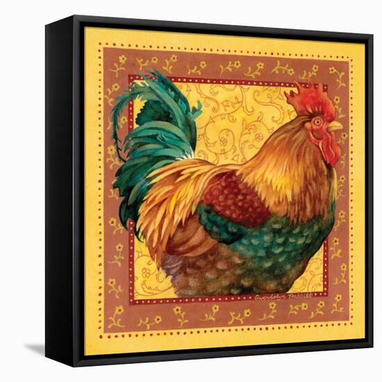 Country Rooster I-Gwendolyn Babbitt-Framed Stretched Canvas