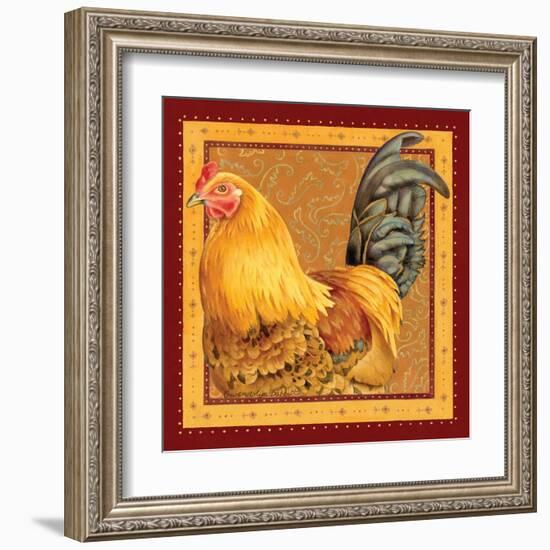 Country Rooster II-Gwendolyn Babbitt-Framed Art Print