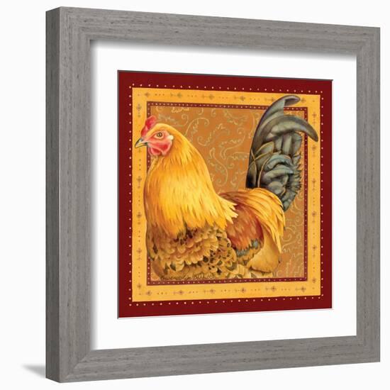 Country Rooster II-Gwendolyn Babbitt-Framed Art Print