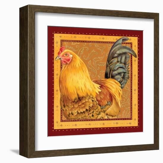 Country Rooster II-Gwendolyn Babbitt-Framed Art Print